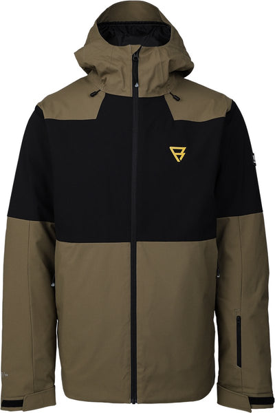Brunotti stocke la veste de ski pour hommes | vert sombre