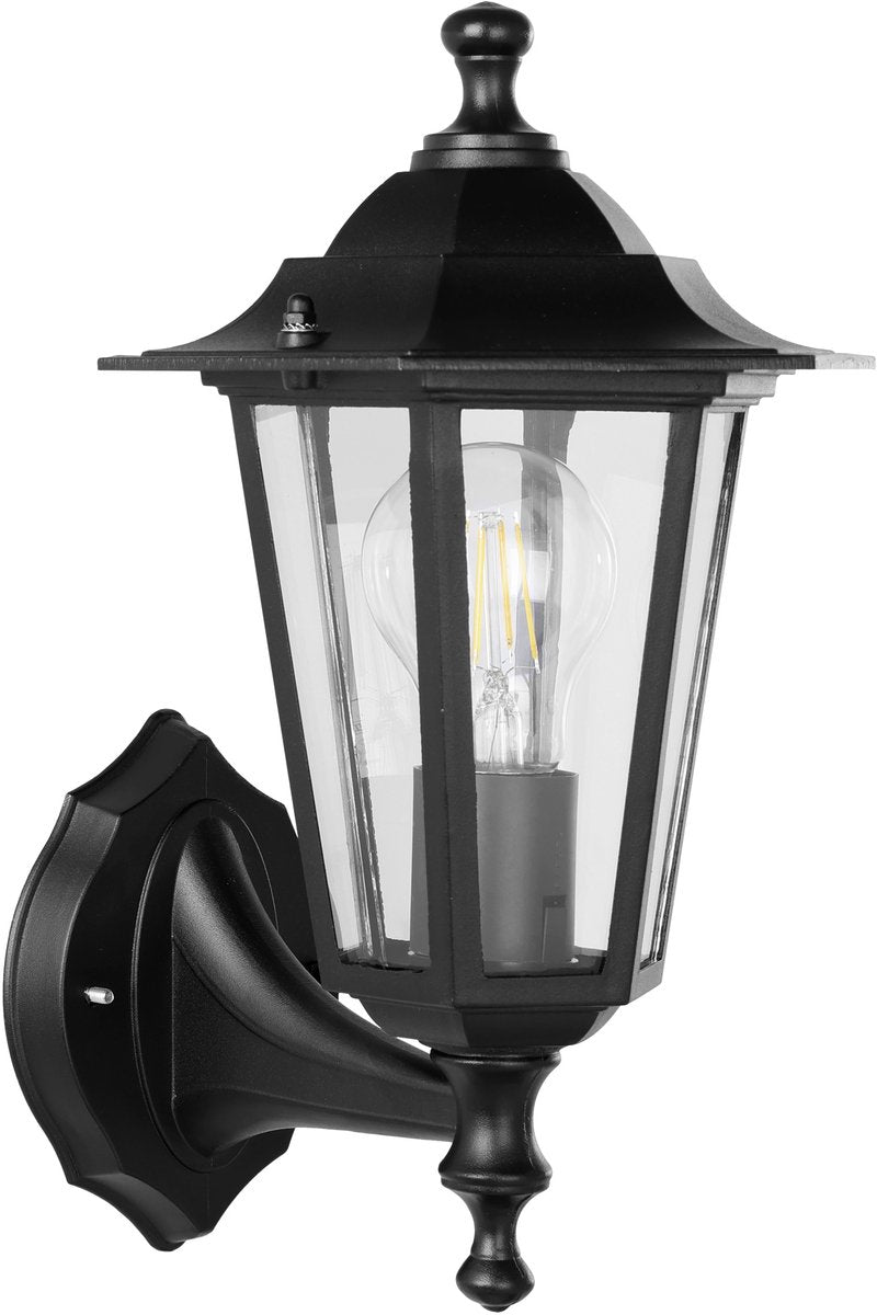 Applique Eglo laterna 4 - pour extérieur - 1 lumière - noir - clair