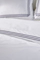 Riviera maison rivièra maison leandro housse de couette - simple - 140 x 200 220 cm - bleu marine