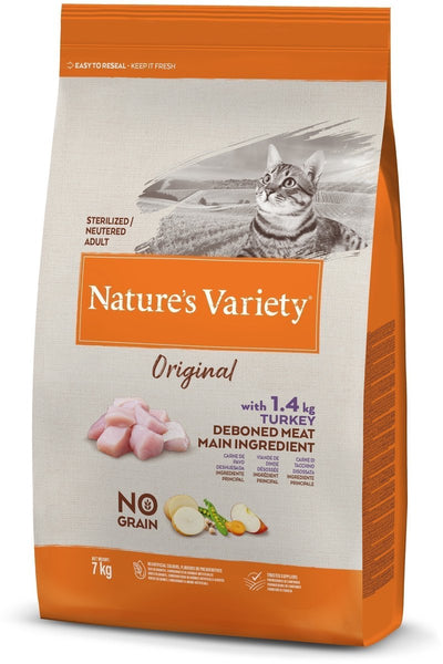 Natures Variété d'origine Turquie stérilisée sans céréale