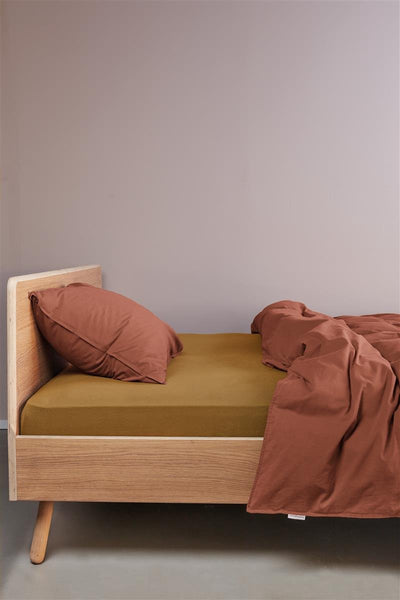 Beddinghouse - jersey - drap-housse surmatelas - 140x200 220 cm - jaune