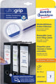 Etiquettes au dos avery l4760rev-10 38 x 192