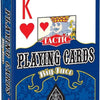 Tactique fait face à des cartes à jouer