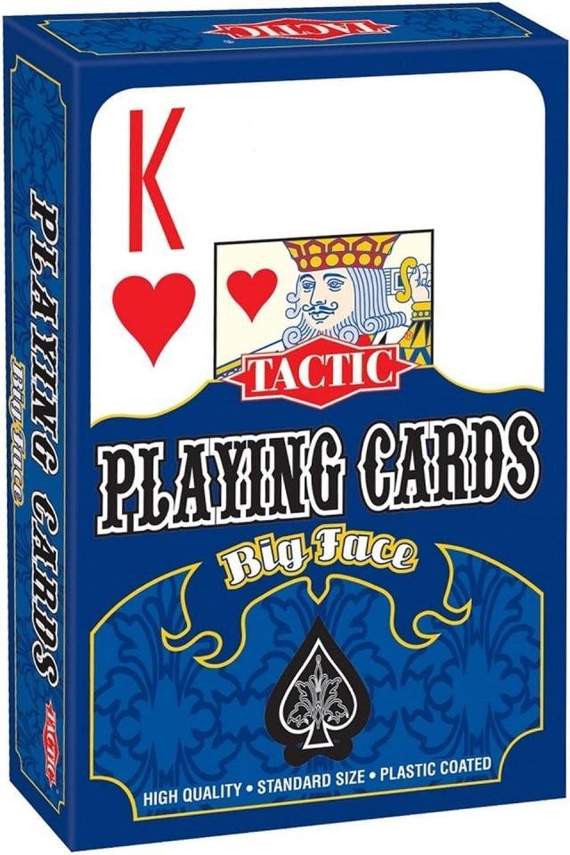 Tactique fait face à des cartes à jouer
