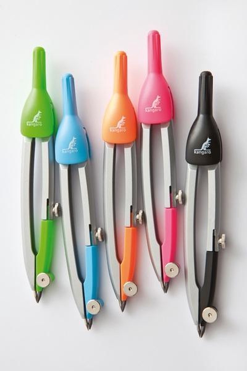 Passant scolaire Kangaro - métal - 12cm - coloris assortis - 1 pièce - k-3510-ple