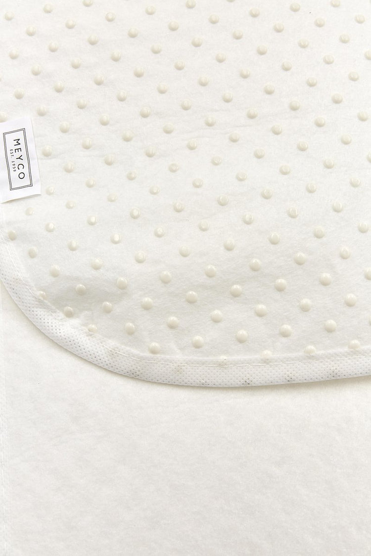 Meyco housse de matelas bébé à crampons antidérapant lit junior - blanc - 70x140cm