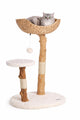 Arbre à chat Flamingo – ligne design fidel – arbre à chat – meuble à gratter – arbre à chat design – 75x42x98 cm – beige
