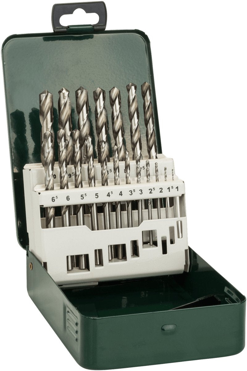 Bosch - Jeu de 19 forets à métaux hss-g, din 338