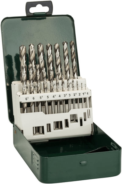 Bosch - Jeu de 19 forets à métaux hss-g, din 338