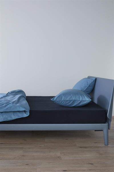 Beddinghouse - jersey - surmatelas fendu - drap-housse - 160x220 cm - bleu marine