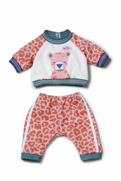 Combinaison de jogging Baby born jungle 36 cm - vêtements de poupée sportifs de la jungle.