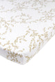 Drap-housse matelas pour parc bébé Meyco branches bébé - sable - 75x95cm