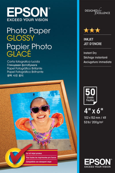 Epson Photo Paper Glossy 10x15cm 50 feuilles