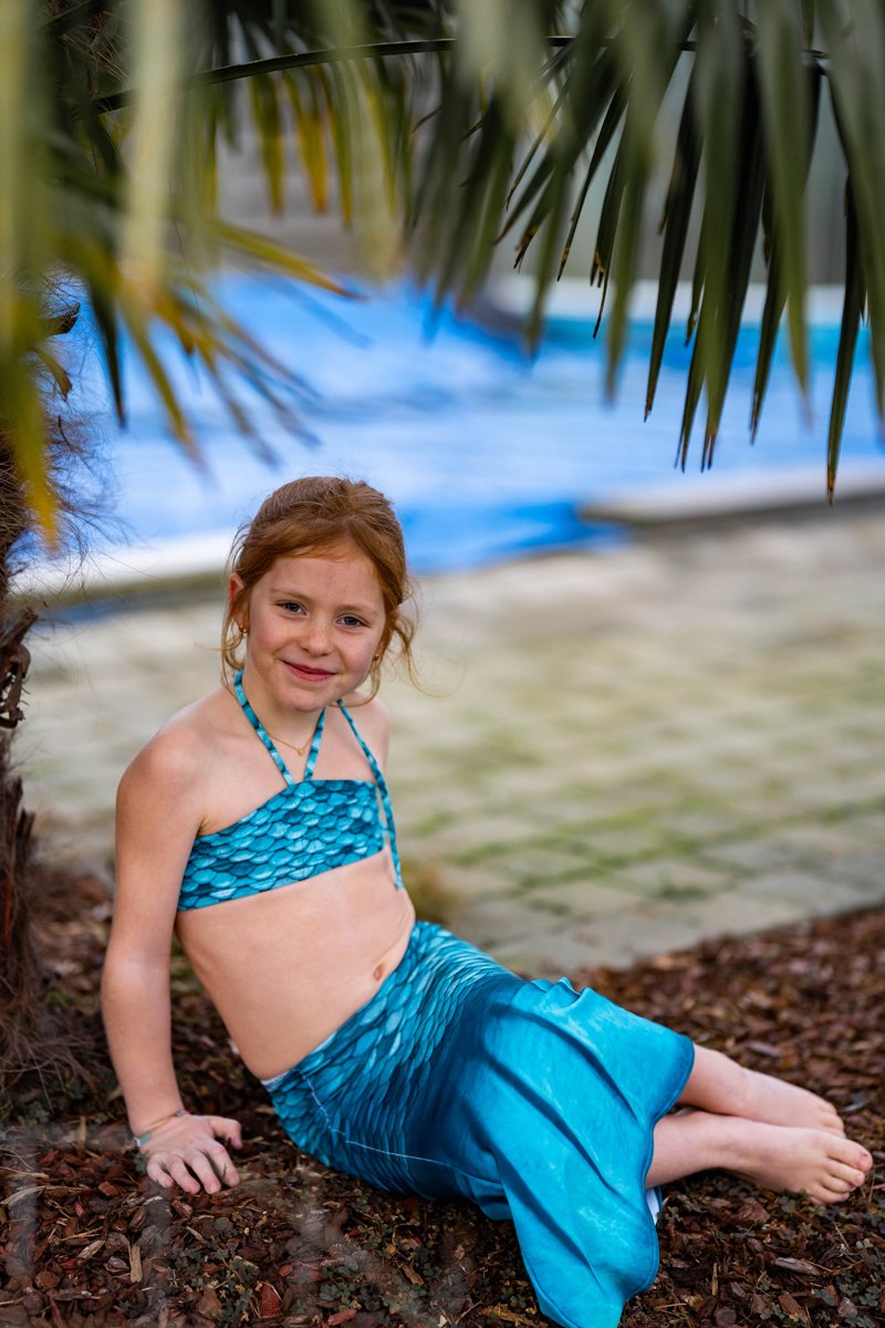 Sirènes Kuaki - ensemble enfant turquoise - 2xs - 4 ans
