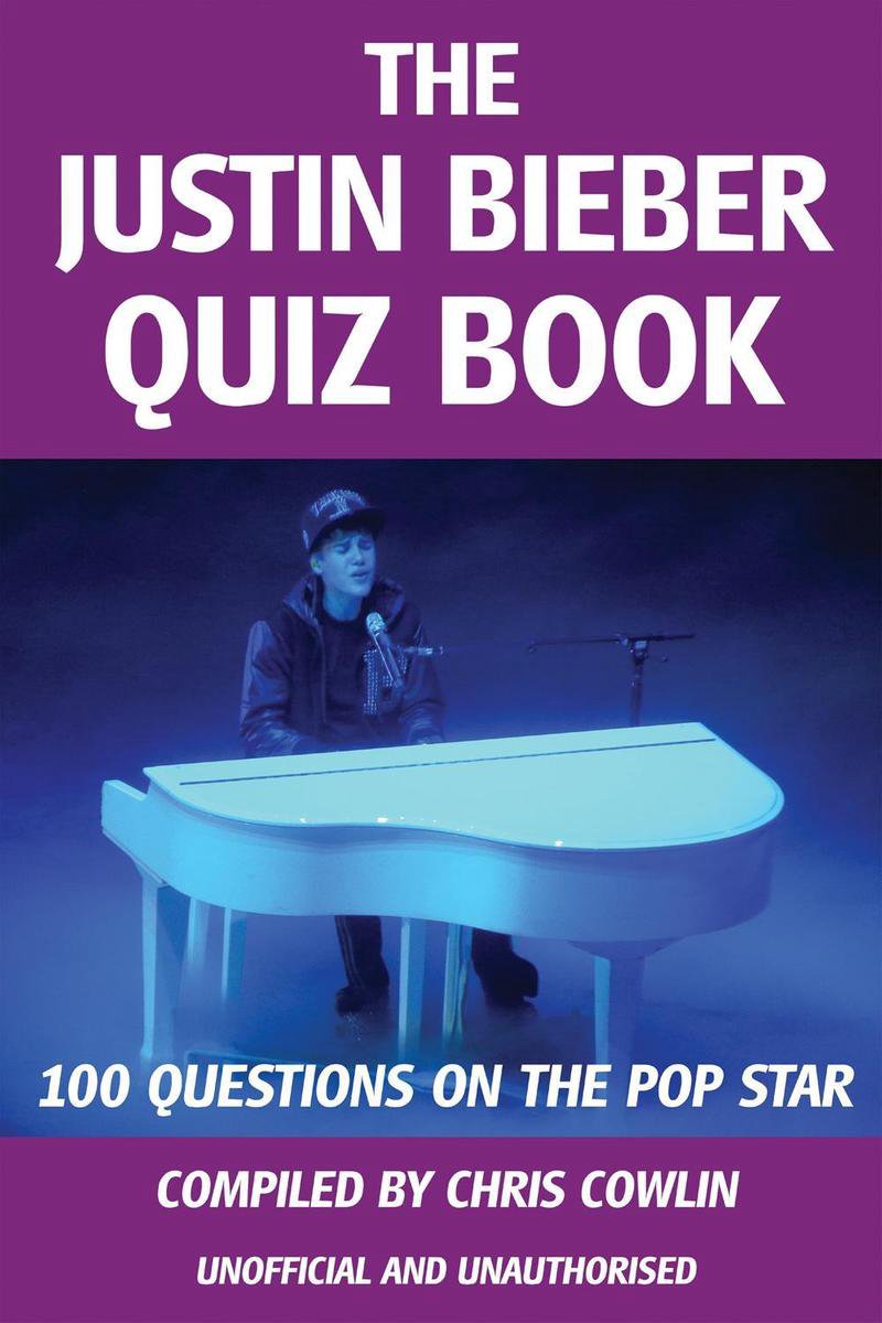 Le livre de quiz de Justin Bieber