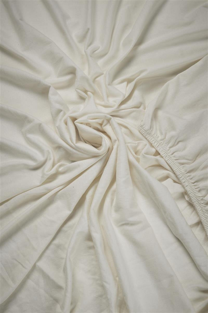 Beddinghouse - jersey - drap-housse - 120x220 cm - blanc cassé