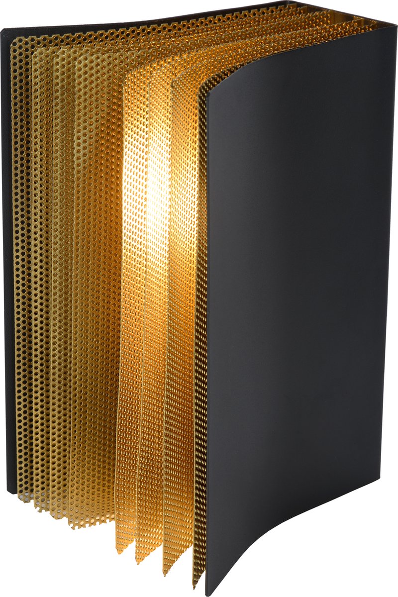 Lucide extravaganza livret - lampe de table - 1xe14 - noir