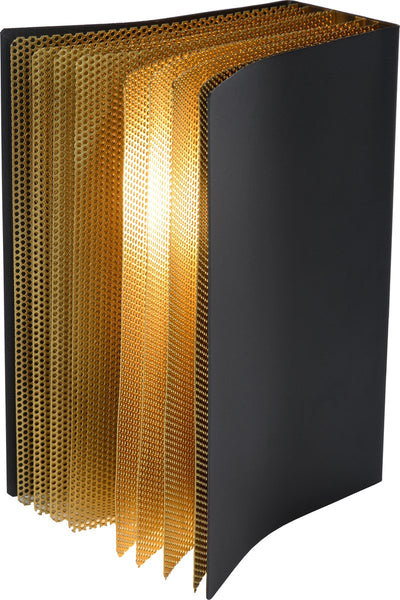 Lucide extravaganza livret - lampe de table - 1xe14 - noir
