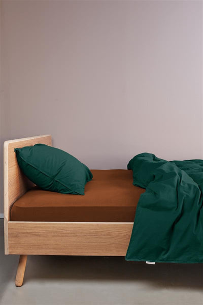 Beddinghouse - jersey - surmatelas fendu - drap-housse - 200x220 cm - rouge brique