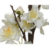 Decoris fleur artificielle fleur h106cm blanc