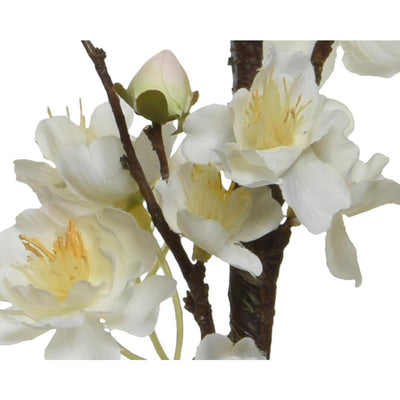 Decoris fleur artificielle fleur h106cm blanc