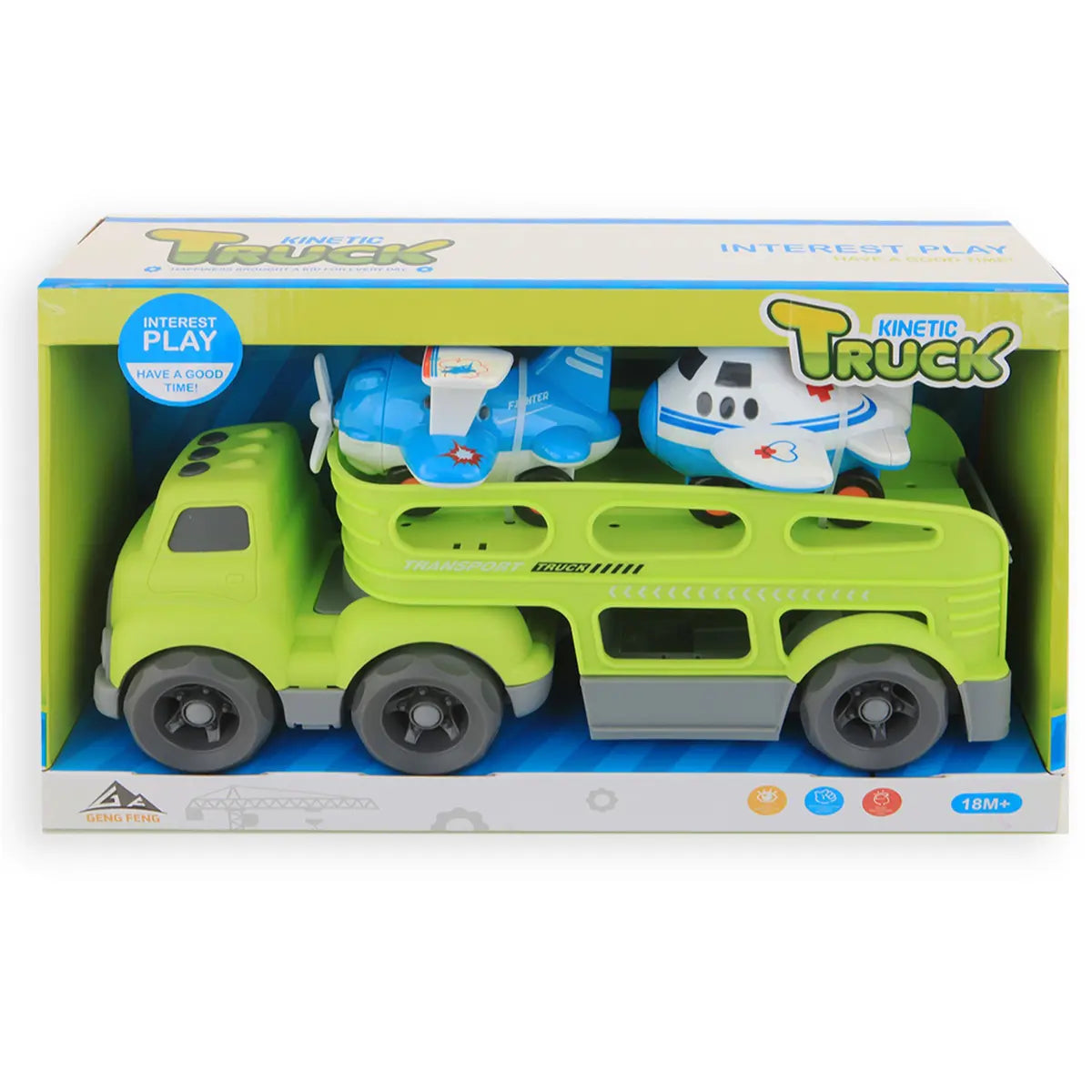 Camion cinétique Jonotoys avec 2 avions
