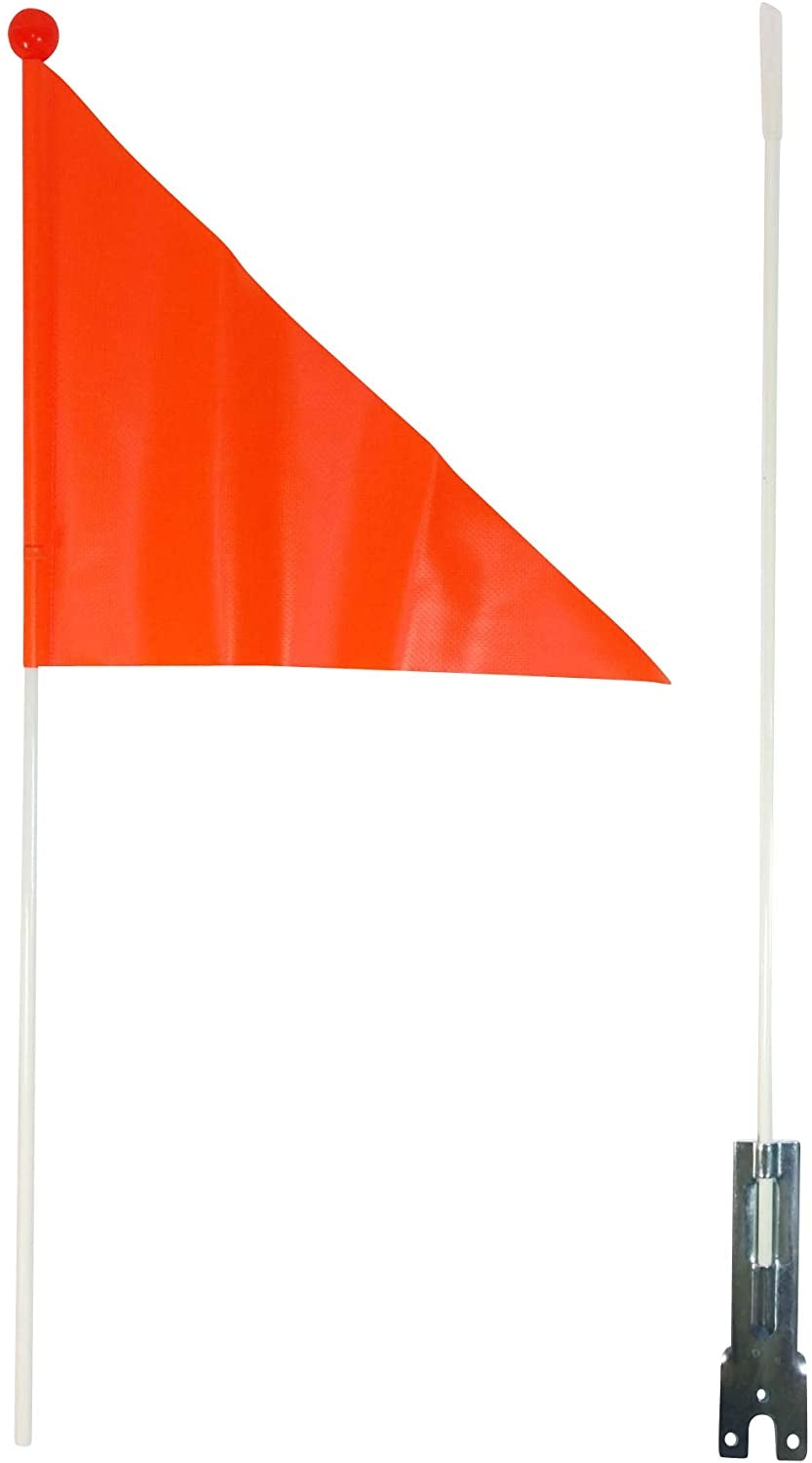 Drapeau de sécurité de bord orange divisible