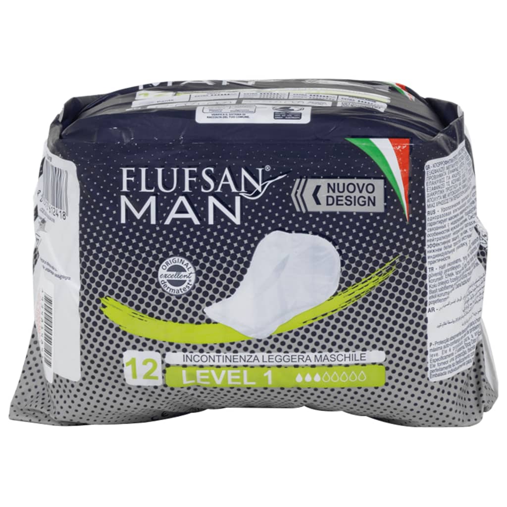 Vidaxl Flufsan Incontinence Matériau pour les hommes 96 ST Niveau 1