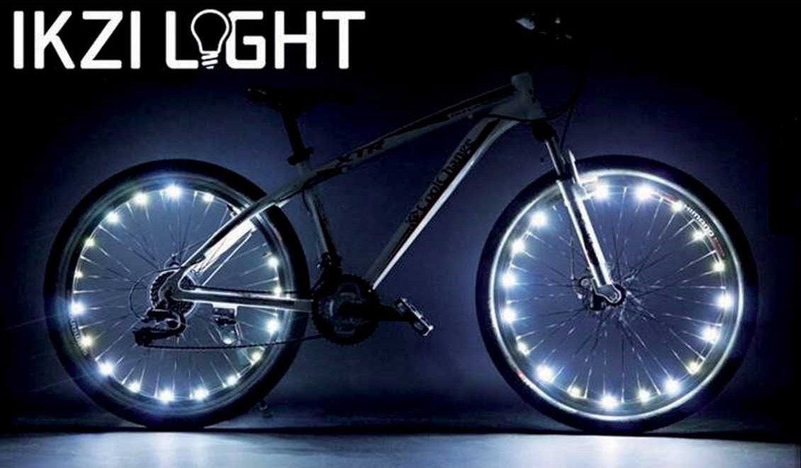 Eclairage de roue IKZI pour 2 roues - LED bleues