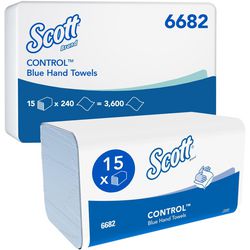 Serviettes Scott 6682 240 feuilles blanches