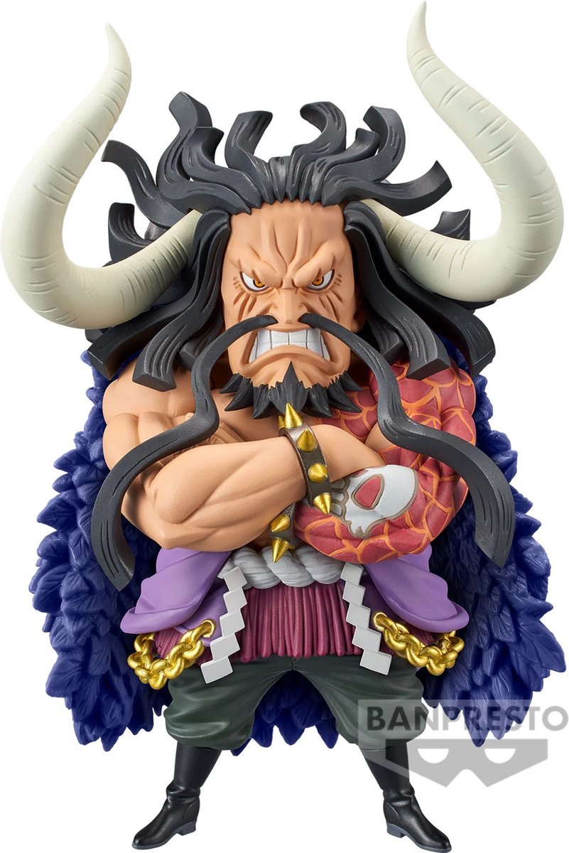 Banpresto co., ltd. one piece - figurine à collectionner one piece mega world kaido des bêtes figurine 13 cm