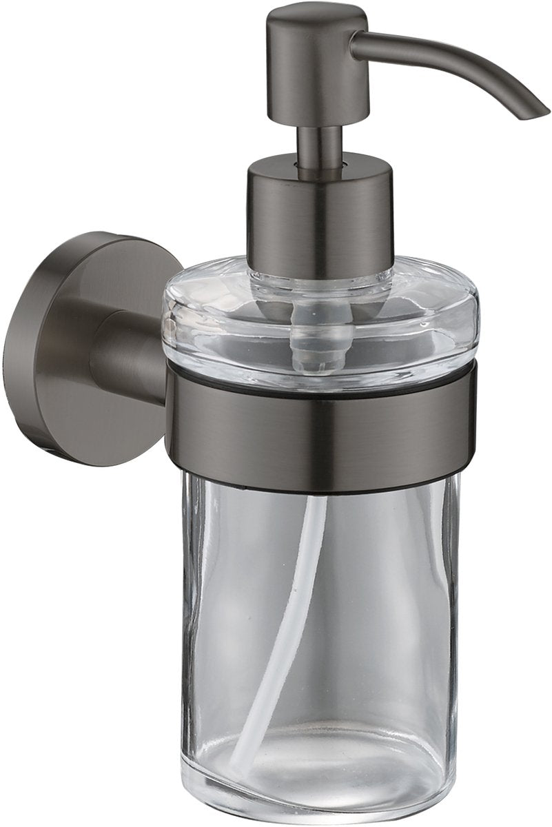Distributeurs de savon Plieger vigo – distributeur de savon mural – distributeur de savon suspendu – distributeur de savon en verre – garantie 10 ans – bronze brossé