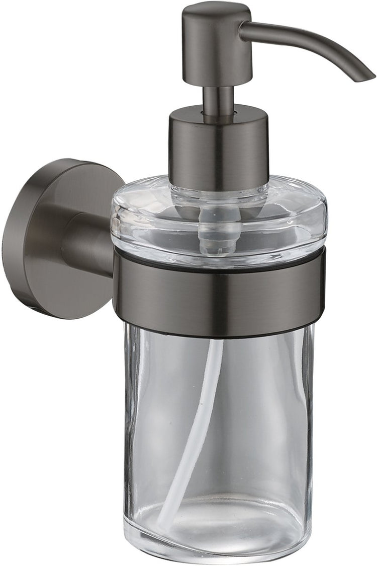 Distributeurs de savon Plieger vigo – distributeur de savon mural – distributeur de savon suspendu – distributeur de savon en verre – garantie 10 ans – bronze brossé