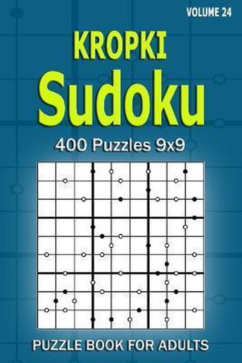 Livre de puzzles Kropki sudoku pour adultes