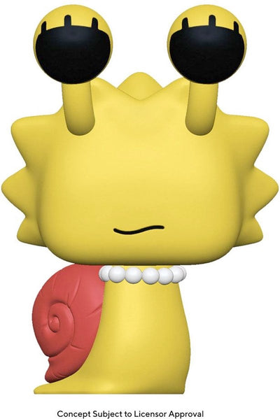 Funko les Simpsons - Pop! animation escargot lisa figurine de collection 9 cm - multicolore