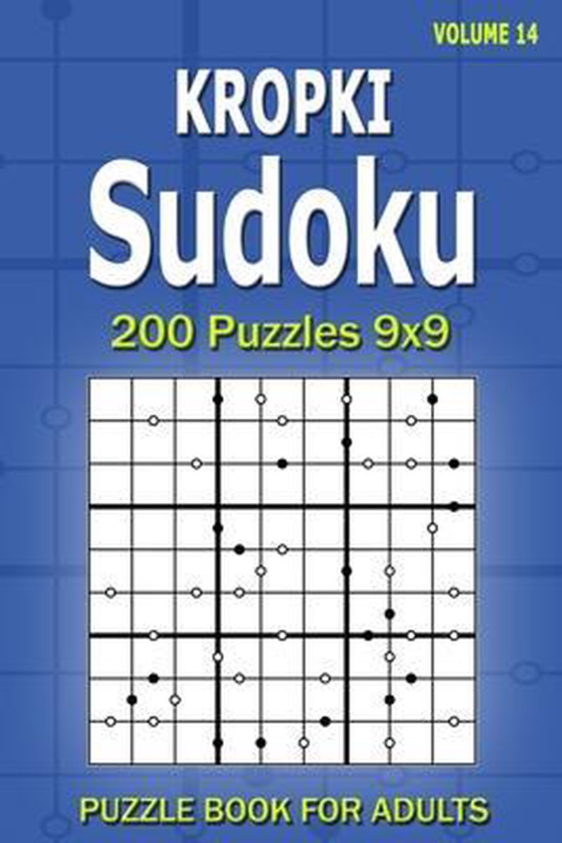 Livre de puzzles Kropki sudoku pour adultes