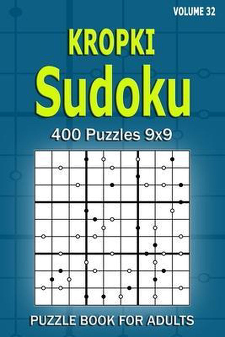 Livre de puzzles Kropki sudoku pour adultes