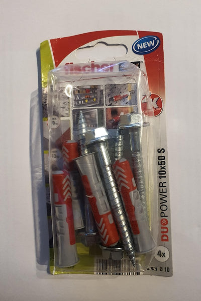 Fischer 534999 duopower 10 x 50 s k nv jeu de fiches 50 mm 10 mm 1 jeu(s)