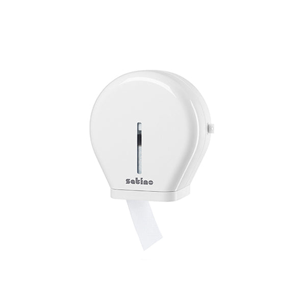 Satino jt1 distributeur de papier toilette jumbo petit blanc 331050