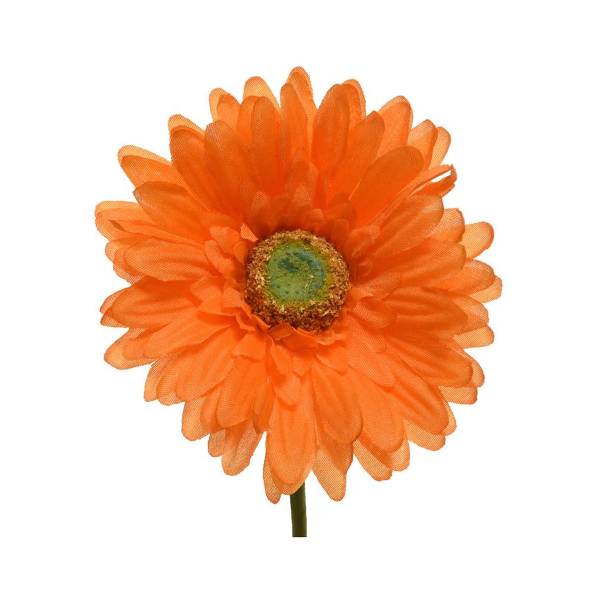 Decoris fleur artificielle gerbera h50cm orange