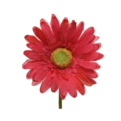 Gerbera en soie Decoris sur tige fuchsia 50cm