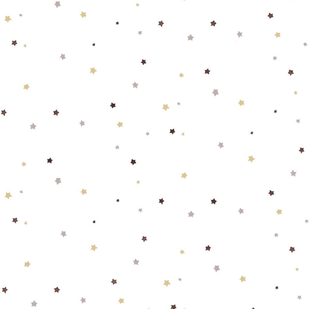 NOORDWAND NOORDWAND Fond d'écran bébé Petit beige et blanc