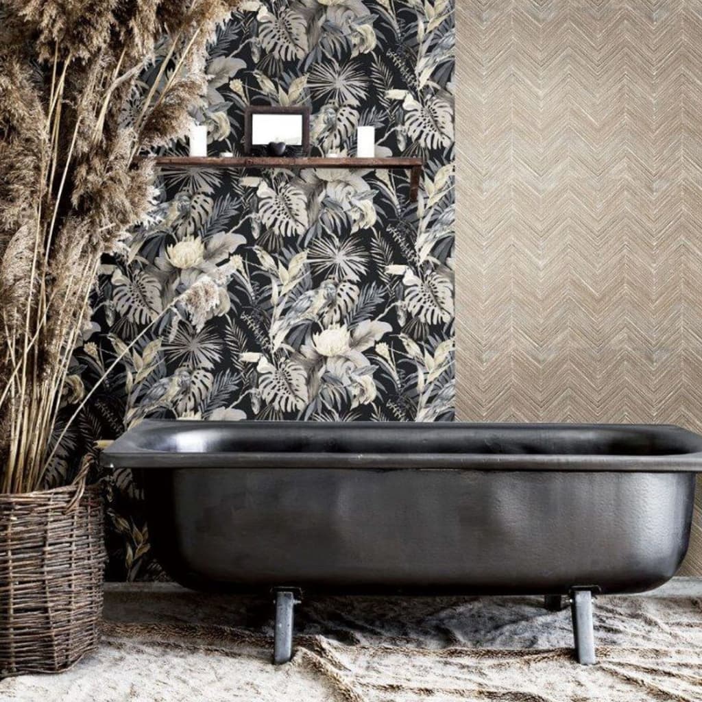 North Wall Notorwand Wallpaper Topchic Hrantbone Brown