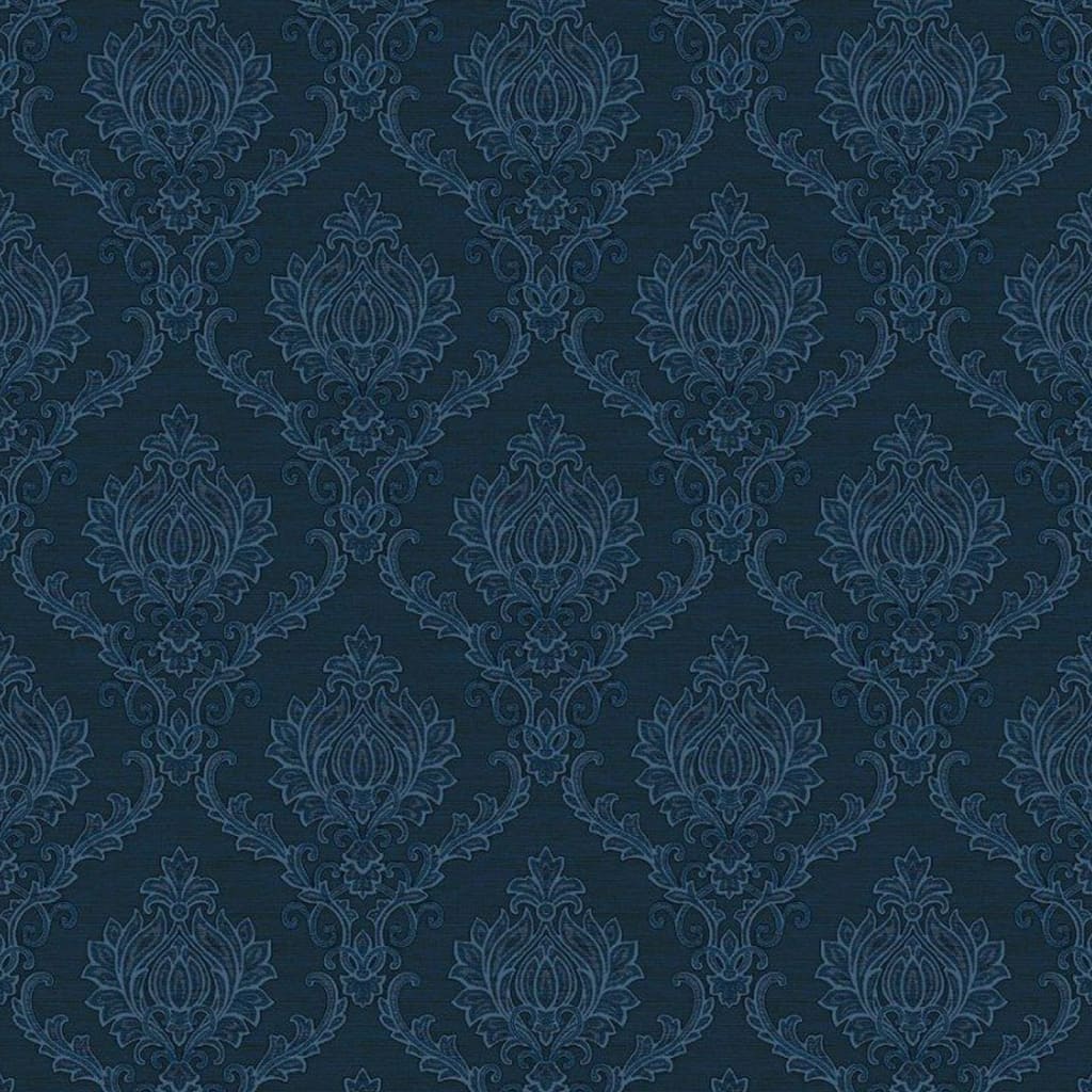 NOORDWAND NOORDWAND Fond d'écran Topchic Ornements bleu marine