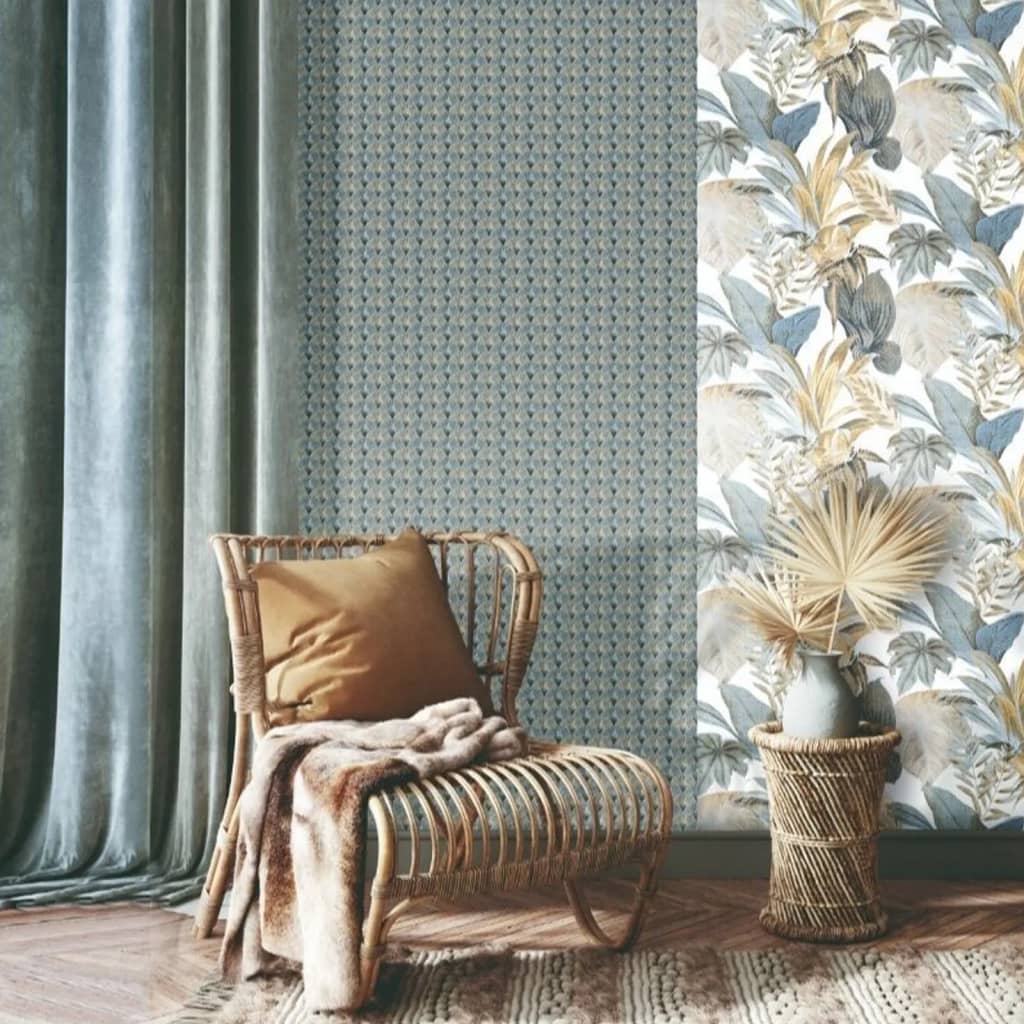 North Wall North Wall Wallpaper Topchic ventilateur bleu
