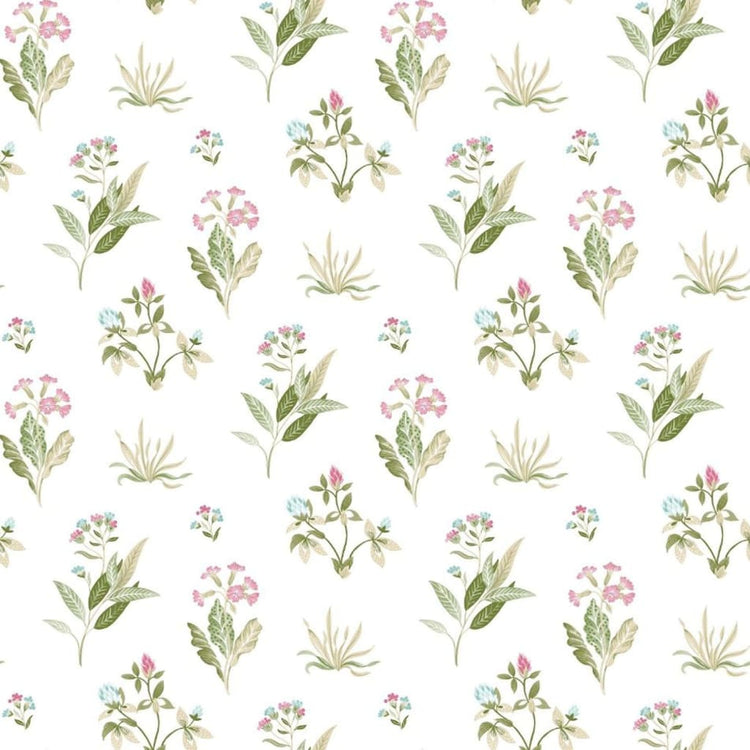 NOORDWAND NOORDWAND PAPE WALLING BLOWING GARDING 6 Fleurs et plantes blanches et vert