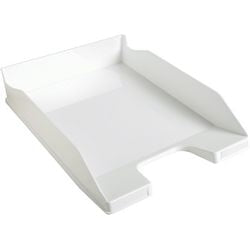 Corbeille à courrier exacompta big-box 113213d a4 blanc