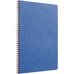 Carnet agebag a4 à carreaux bleu