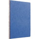 Carnet agebag a4 à carreaux bleu