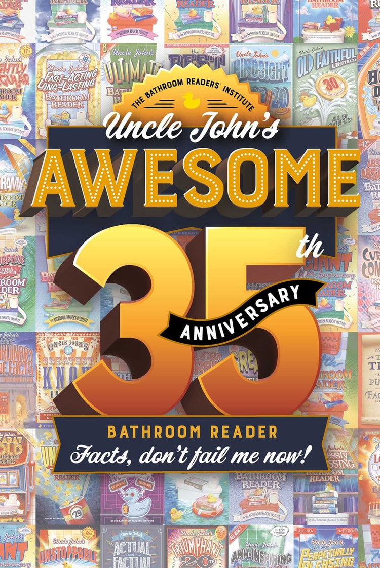 Lecteur de salle de bain annuel de l'oncle John - Le superbe lecteur de salle de bain du 35e anniversaire de l'oncle John